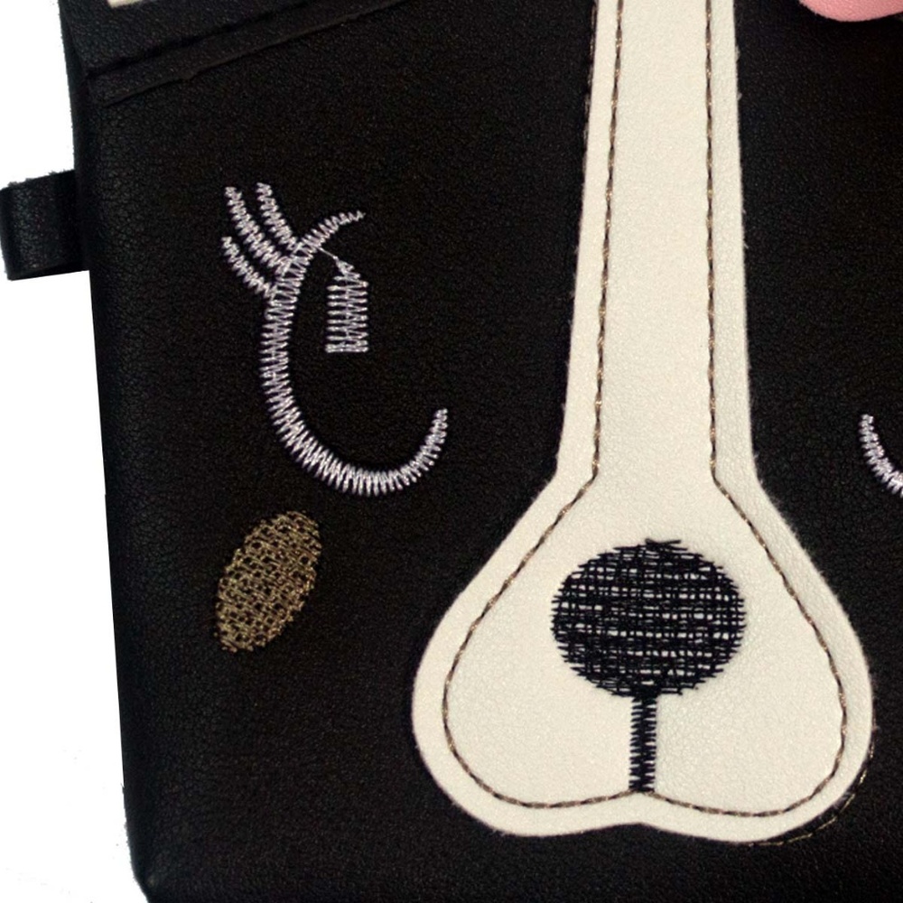 Black & White French Bulldog Crossbody Bag - Picture 4 of 5